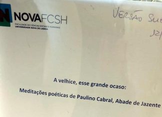 Tese de mestrado sobre Paulino de Cabral na Universidade Nova de Lisboa