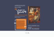 Livro “Às Dez no Velasquez” de António Ramalho de Almeida apresentado dia 9 de janeiro